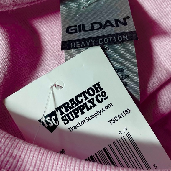 Tractor Supply Fluent In Fowl Language Chicken Graphic Tee Pink Medium Large XL - Picture 5 of 6